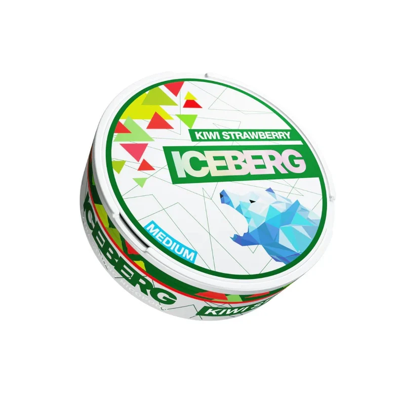 Iceberg Medium Kiwi Strawberry – All White Snus 20 mg/g, 12 g