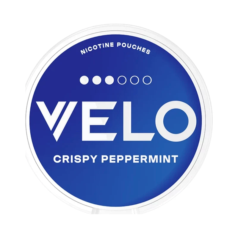 Velo Crispy Peppermint – Snus Nikotin Pouches, Stärke 3/6