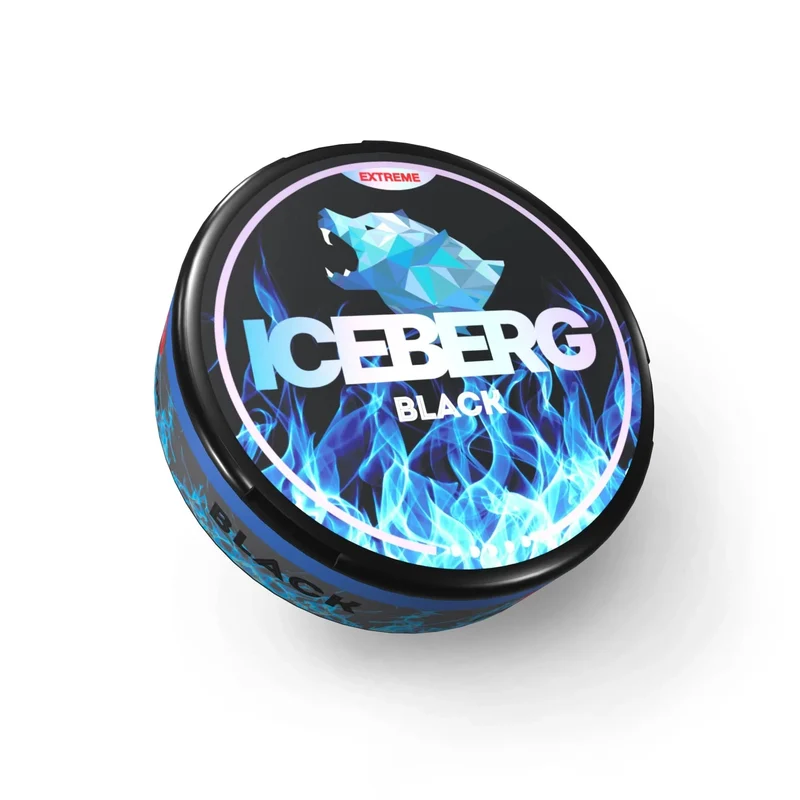 Iceberg Black Strong – All White Snus, 50mg/g, 16g