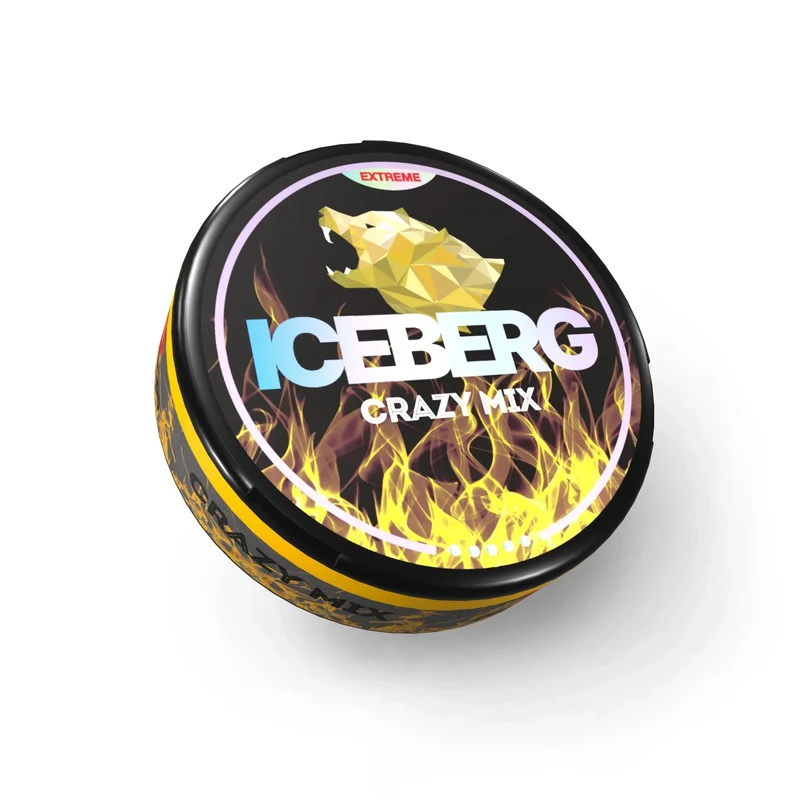 Iceberg Crazy Mix Strong – All White Snus, 50mg/g, 16g