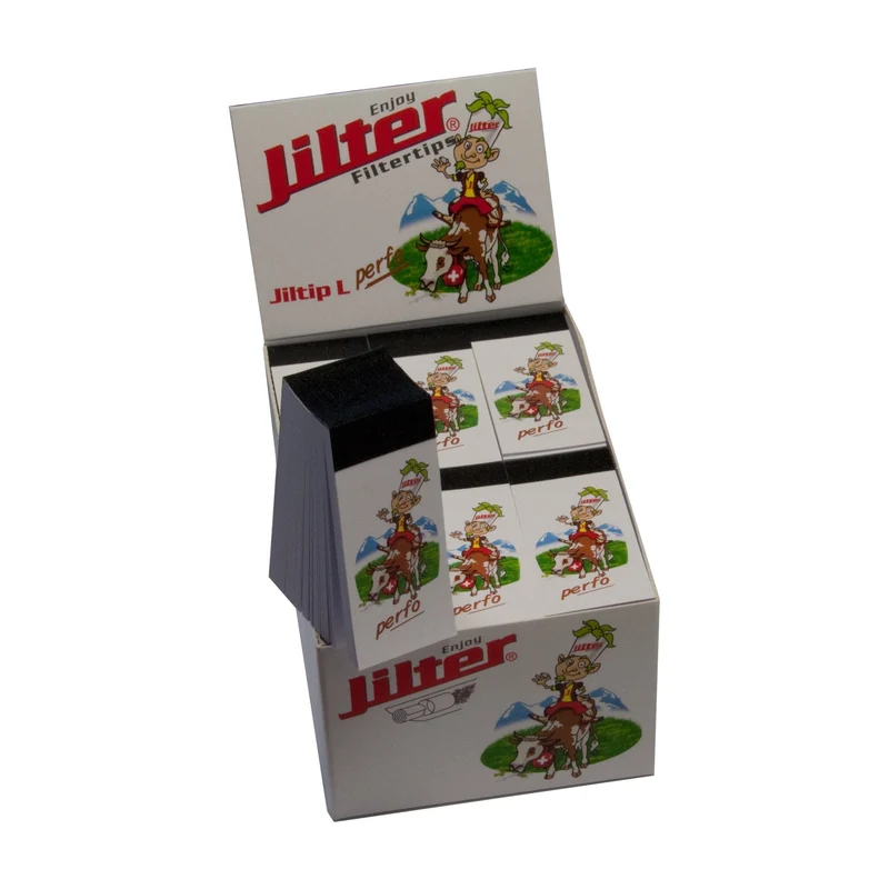 Jilter Jiltip L Fat Perfo – Filtertips aus Papier, 12x150 Stück