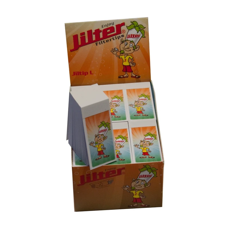 Jilter Jiltip L Fat – Filtertips aus Papier, 12x150 Stück