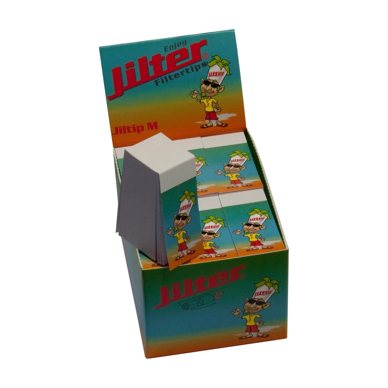 Jilter Jiltip M Fat – Filtertips aus Papier, 12x150 Stück