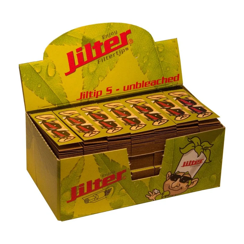 Jilter Jiltip S Unbleached – Filtertips, 28x45 Stück