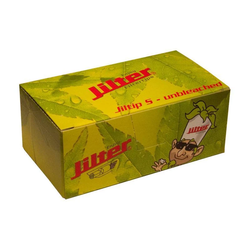 Jilter Jiltip S Unbleached – Filtertips, 28x45 Stück
