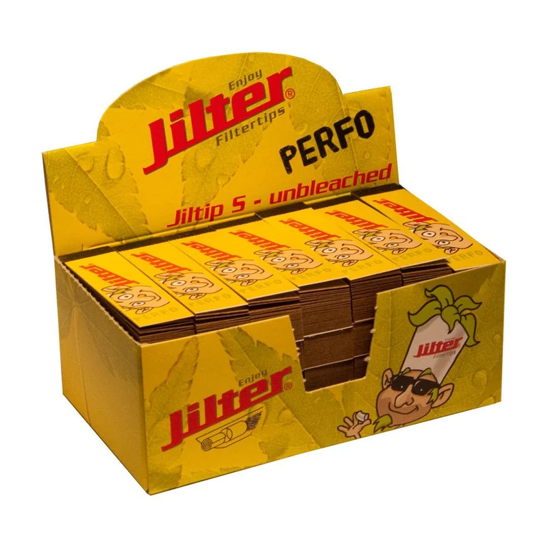 Jilter Jiltip S Unbleached Perfo – Filtertips, 28x45 Stück