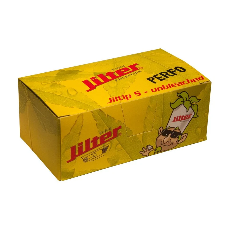Jilter Jiltip S Unbleached Perfo – Filtertips, 28x45 Stück