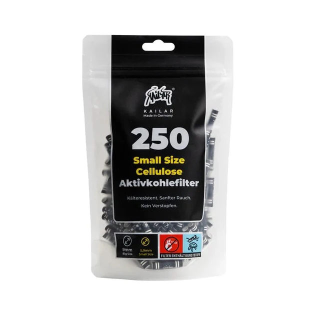 Kailar 250 Slim Black – Aktivkohlefilter 5.9mm