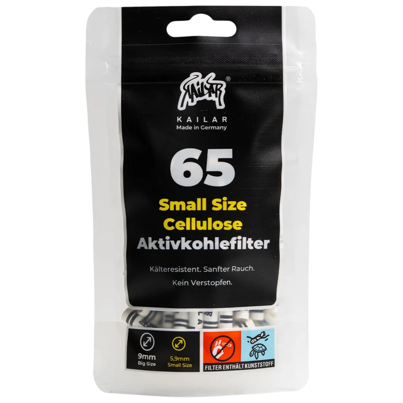 Kailar 65 Slim White – Aktivkohlefilter 5.9mm