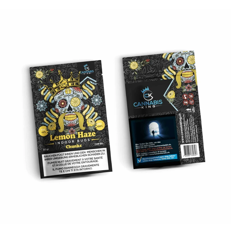Cannabis King Lemon Haze Indoor CBD Chunks 10g