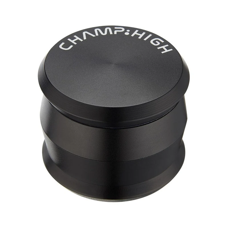 Champ High Grinder Matt Black – Aluminium, 60mm, 4-teilig