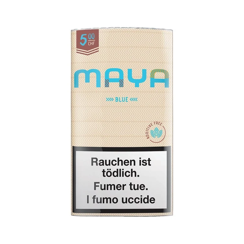 Maya Blue – Milder Drehtabak Feinschnitt, 5x25g Beutel