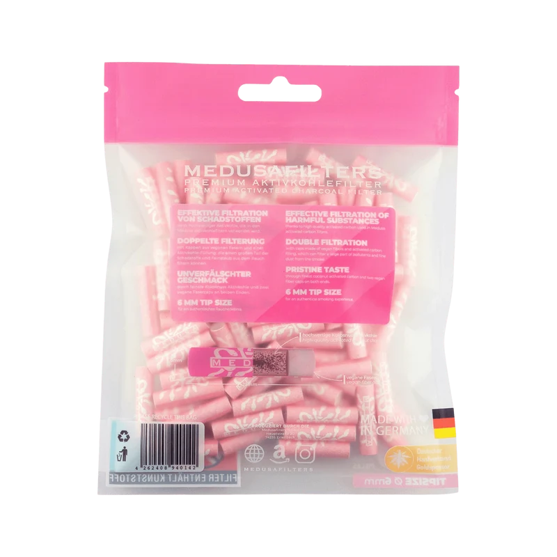 MedusaFilters - 100er Pack - ROSÉ