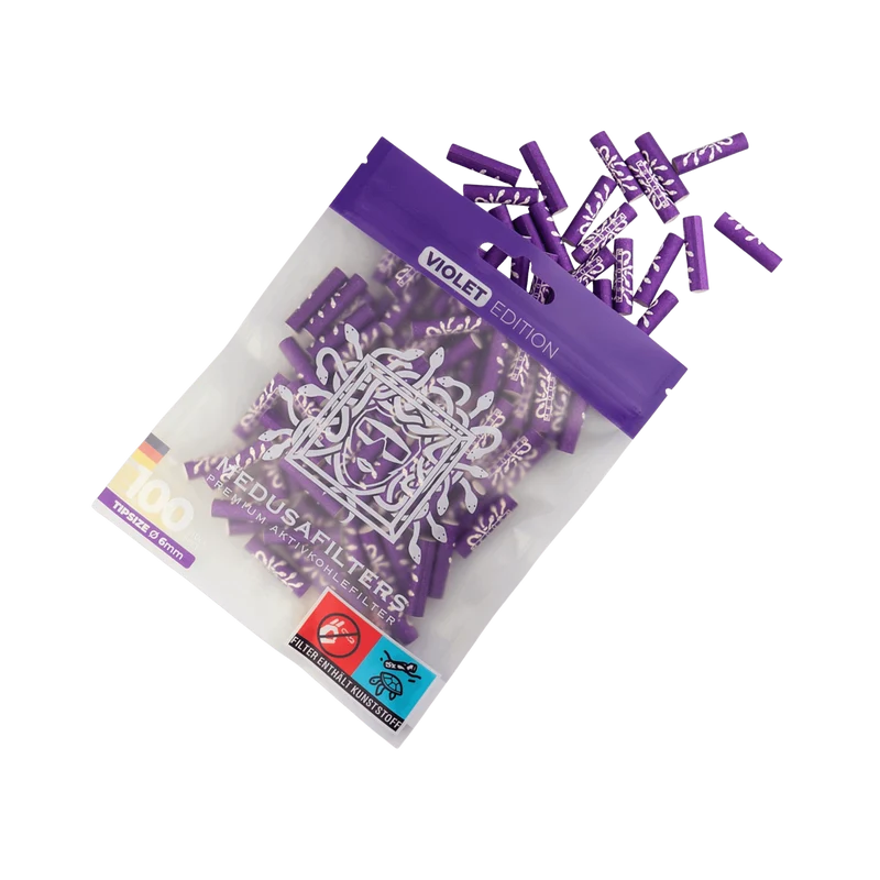 MedusaFilters - 100er Pack - VIOLET