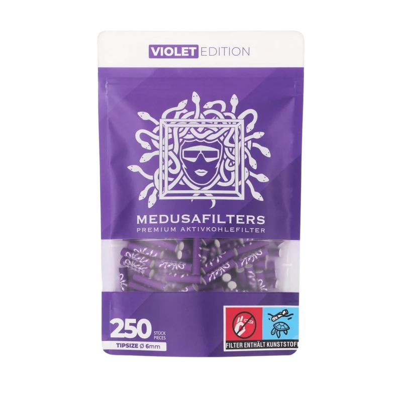 MedusaFilters - 250er Pack - VIOLET
