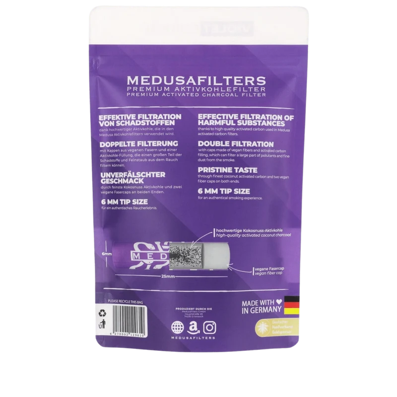 MedusaFilters - 250er Pack - VIOLET