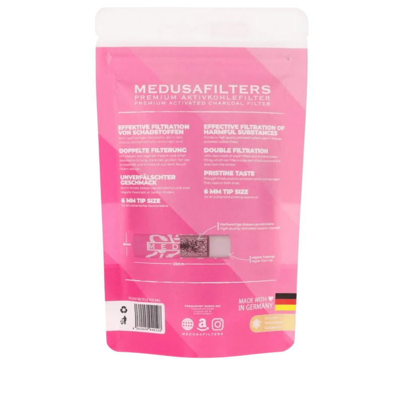 MedusaFilters - 50er Pack - ROSÉ