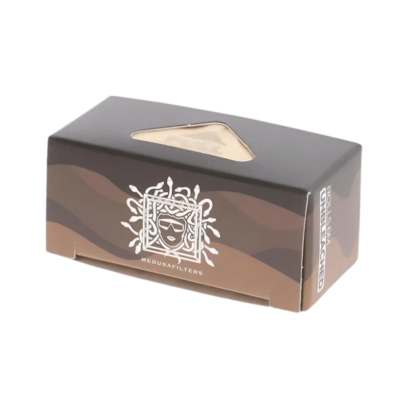 MedusaFilters King Size Slim Rolls 5 m unbleached – Display, 24 Rollen