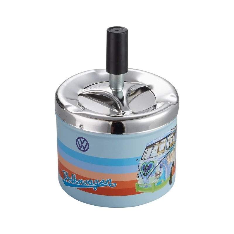 Champ VW Samba Metall Aschenbecher mit Drehdeckel – 6er Display