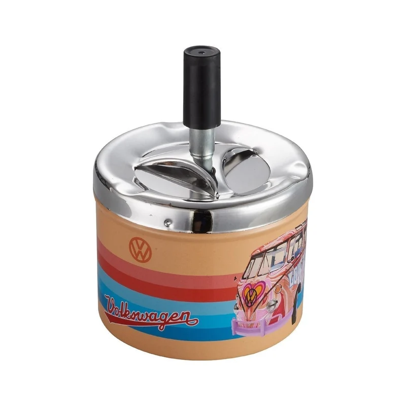 Champ VW Samba Metall Aschenbecher mit Drehdeckel – 6er Display