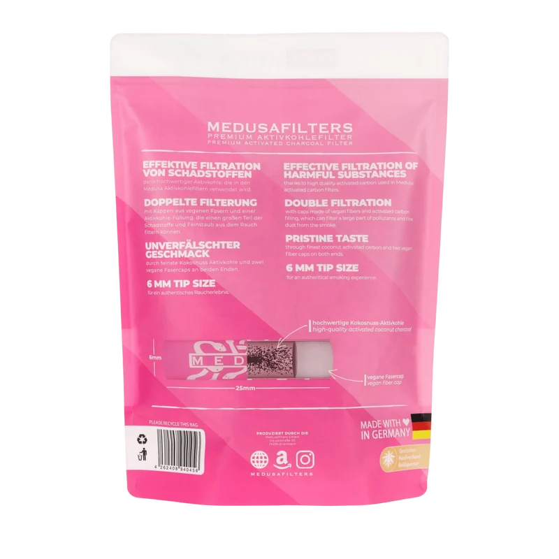 MedusaFilters - 1000er Pack - ROSÉ