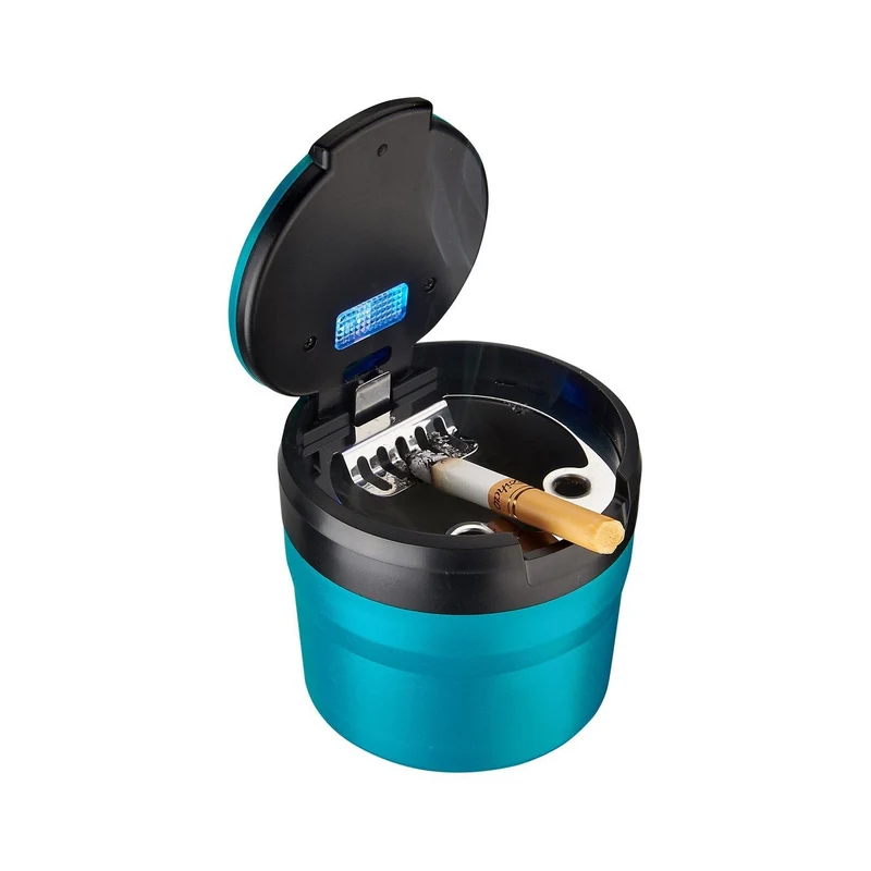 Champ Mini Auto Aschenbecher mit LED – 6er Display