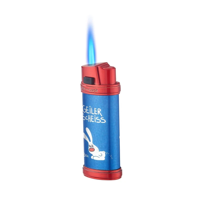 Champ NIC Funny Bunny – Feuerzeug blaue Flamme, 12er Display