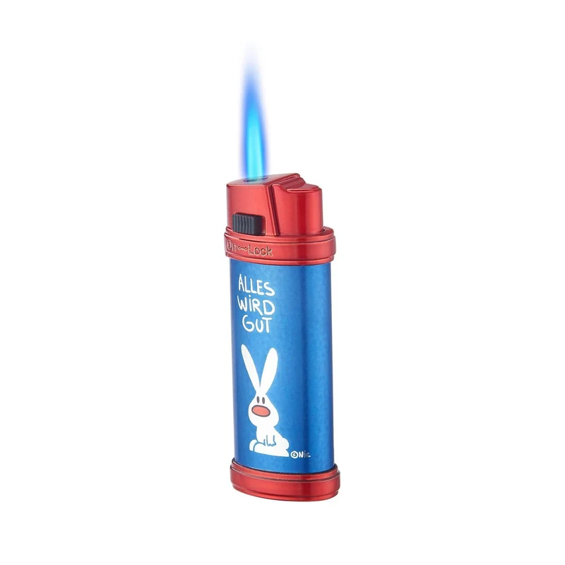 Champ NIC Funny Bunny – Feuerzeug blaue Flamme, 12er Display