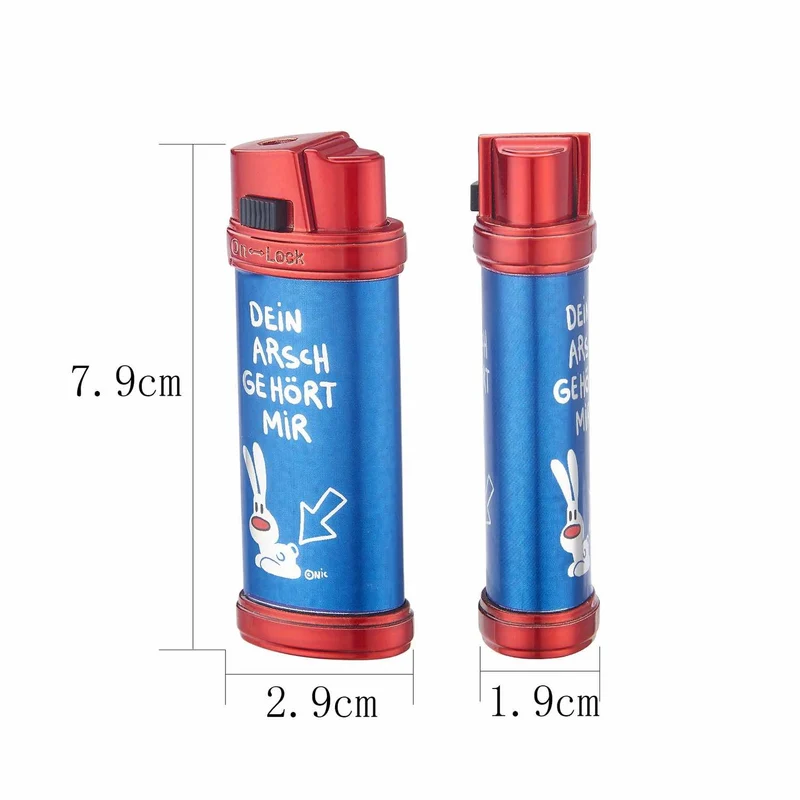 Champ NIC Funny Bunny – Feuerzeug blaue Flamme, 12er Display