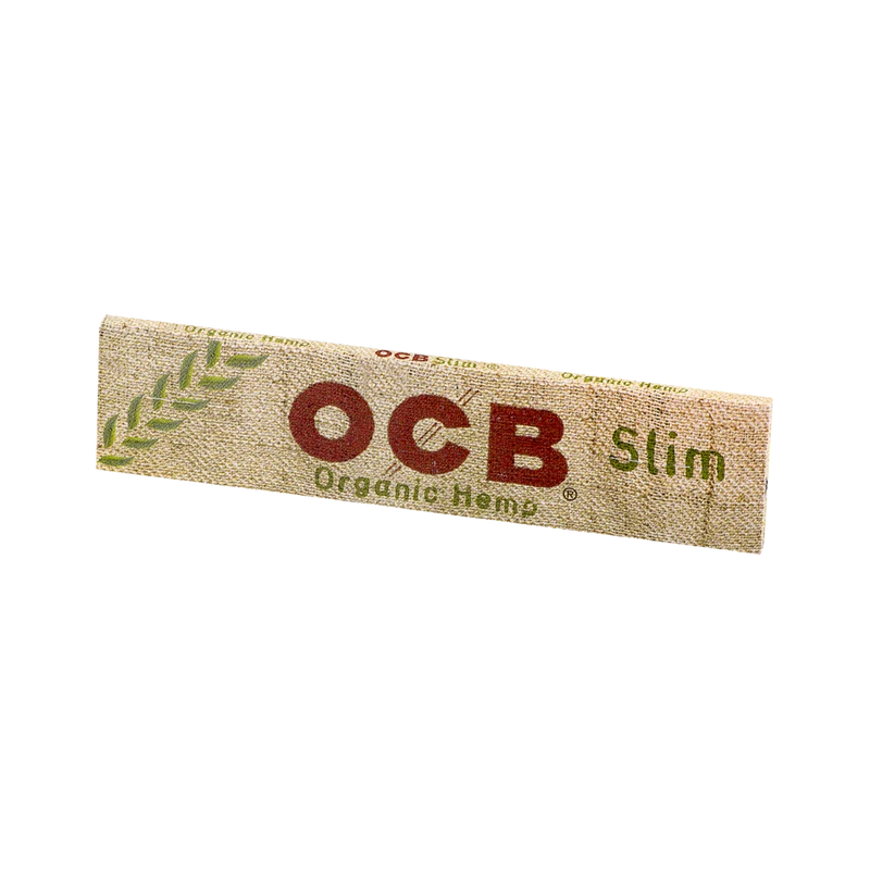 OCB Organic Hemp King Size Slim – Papers Display 50 x 32 Blatt