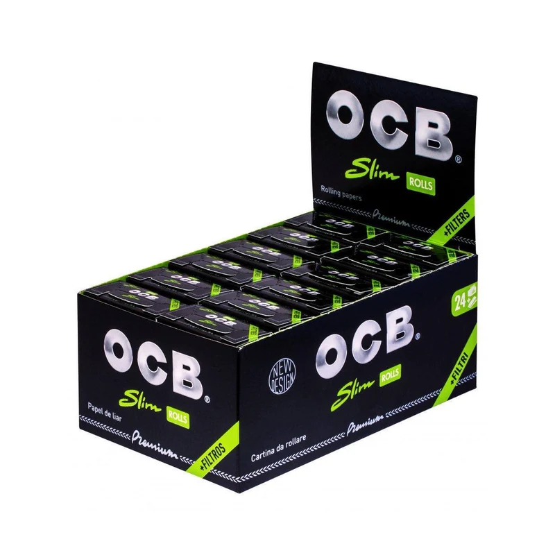 OCB Rolls Premium Slim + Tips (24 Stk.)