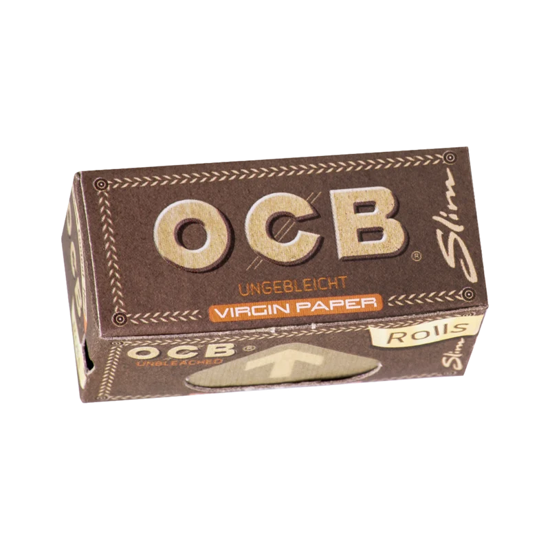 OCB Rolls Virgin Slim Unbleached (24 Stk.)