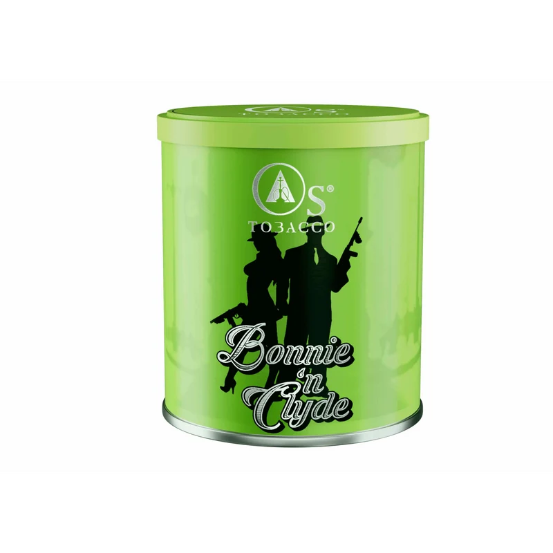 O's Tobacco Bonnie 'n Clyde – Shisha Tabak Apfel-Menthol, 200g