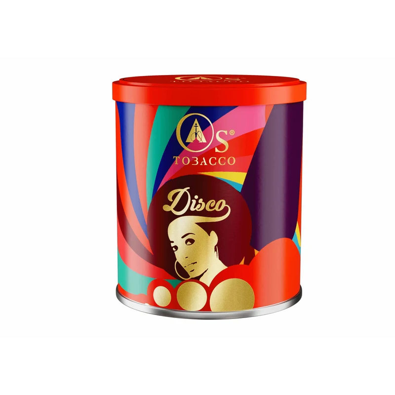 O's Tobacco Disco Shisha Tabak 200g – Pfirsich (fruchtig-süss)