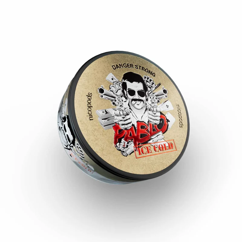 Pablo Ice Cold – All White Snus Nikotin Pouches, 16g