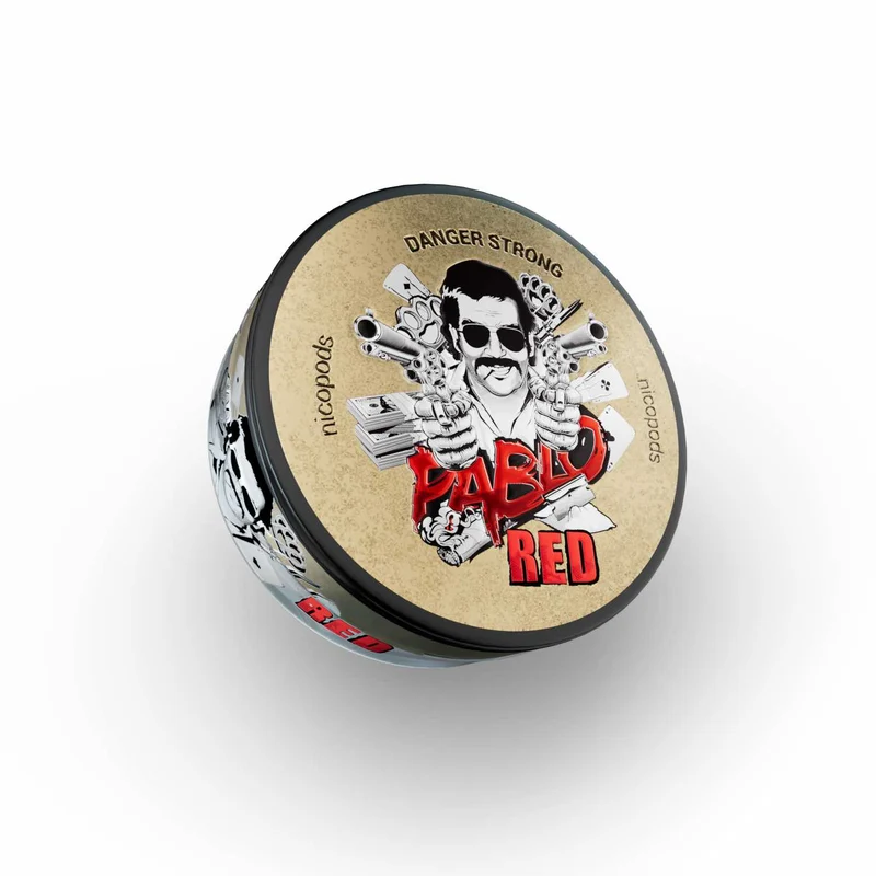 Pablo Red – All White Snus Nikotin Pouches, 16g