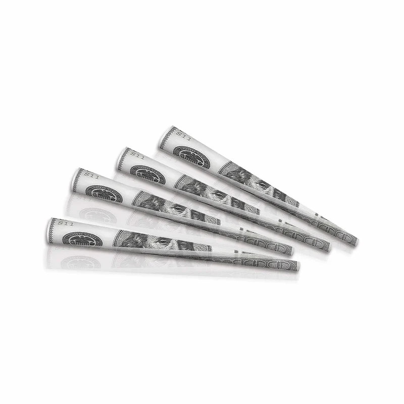 Power Papers 100 Dollar – King Size Cones, Box 24x4 Stück
