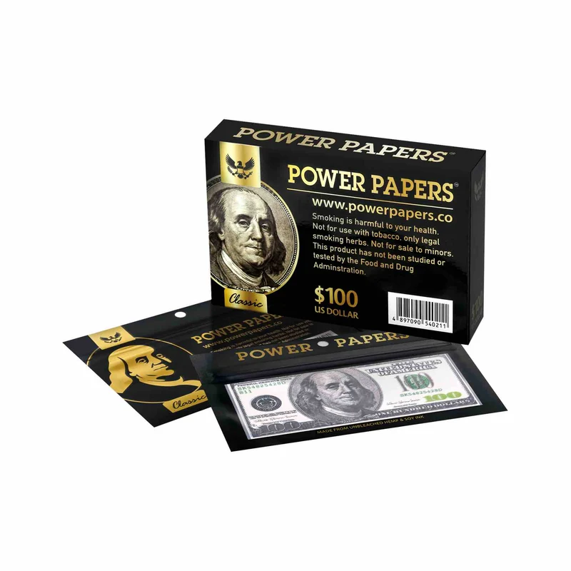 Power Papers 100 Dollar – Super King Size Papers + Tips