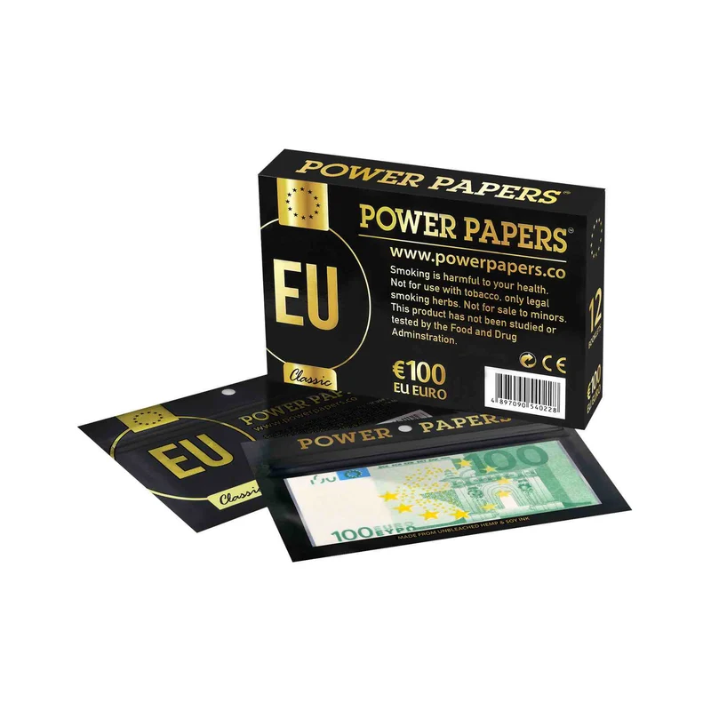 Power Papers - Euro - KS + Tips (1 x 12 Leaves)