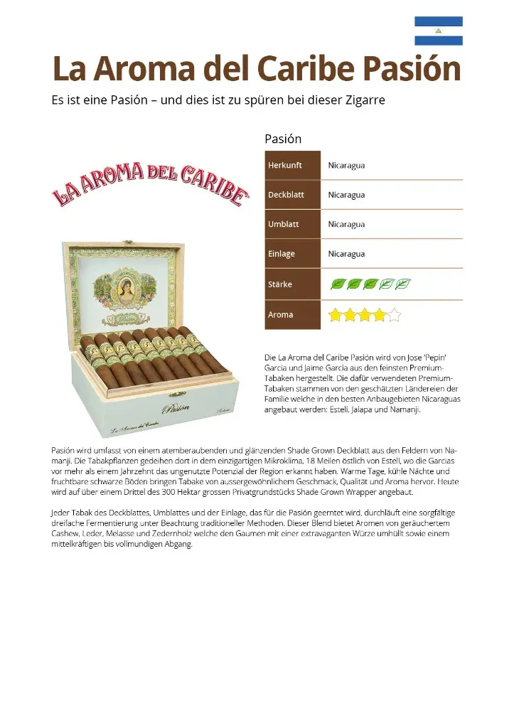 La Aroma del Caribe Pasión Robusto