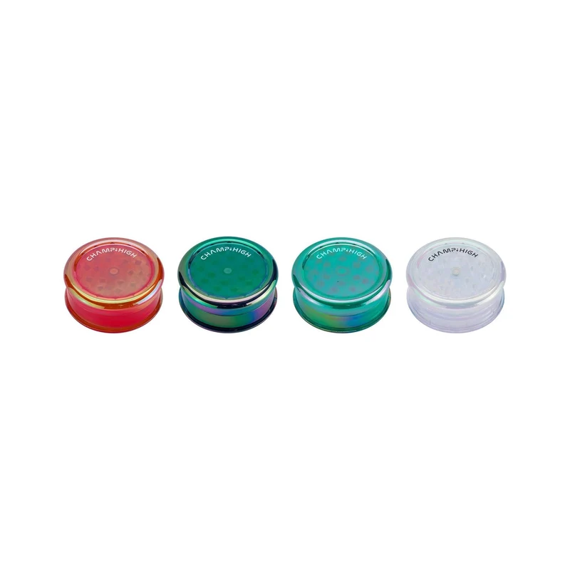 Champ High Rainbow Grinder Kunststoff 3-teilig, 61 mm – Display, 12 Stück
