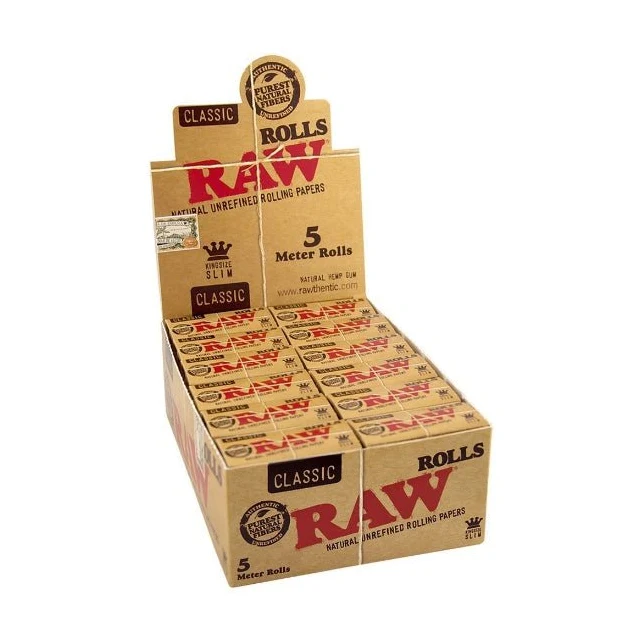 RAW Classic Rolls Slim 5m (24 Stk.)