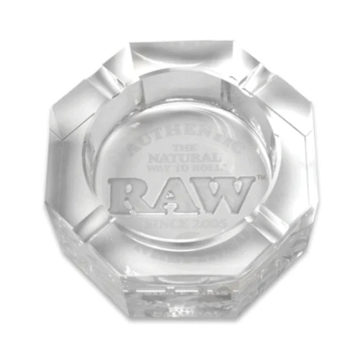 RAW Crystal Ashtray – Aschenbecher Kristallglas, 13 cm