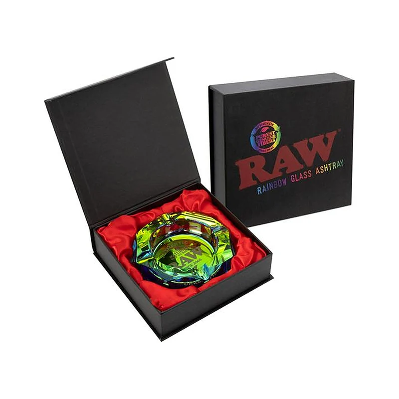 RAW Kristallglas Aschenbecher - Rainbow - 11.5cm