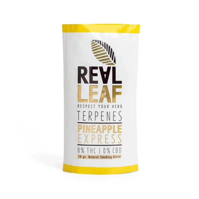 Real Leaf Pineapple Express Kräutermischung – Tabakersatz, 5x20 g