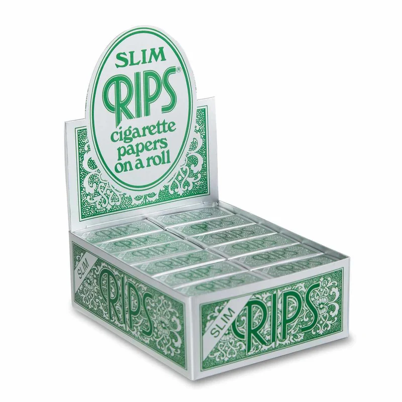 Rips Grün Slim Rolls – Papers auf Rolle, 24 Stk.