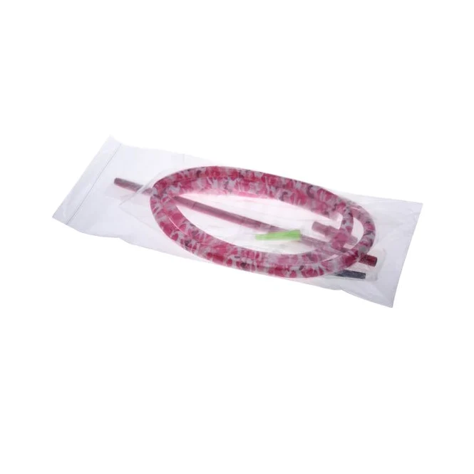 Al Malik Shisha Silikonschlauch Pink Camouflage – XL Mundstück, 1.5 m