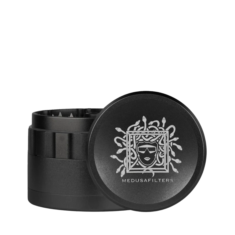 MedusaFilters Keramik Spike Grinder 64 mm 4-teilig - Black