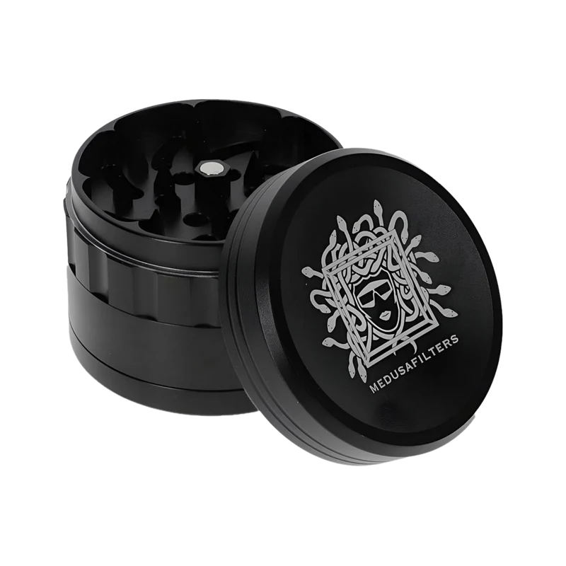 MedusaFilters Keramik Spike Grinder 64 mm 4-teilig - Black