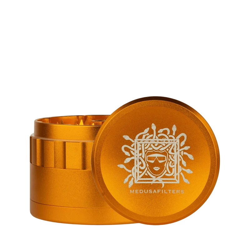 MedusaFilters Keramik Spike Grinder Orange – 4-teilig, 64 mm